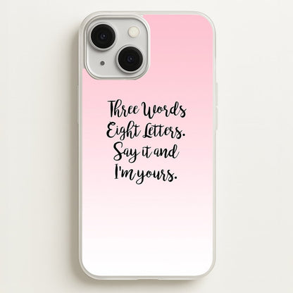 Three Words, Eight Letters - Gossip  - Gossip Girl Phone Case for iPhone 13 Mini