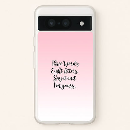 Three Words, Eight Letters - Gossip  - Gossip Girl Phone Case for Google Pixel 8