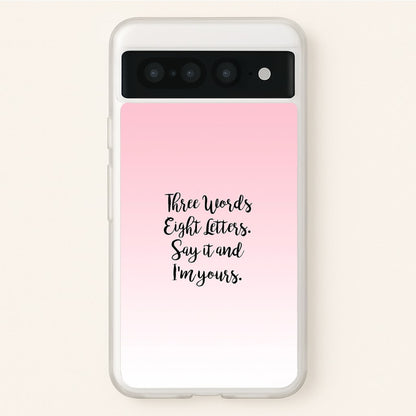 Three Words, Eight Letters - Gossip  - Gossip Girl Phone Case for Google Pixel 7 Pro