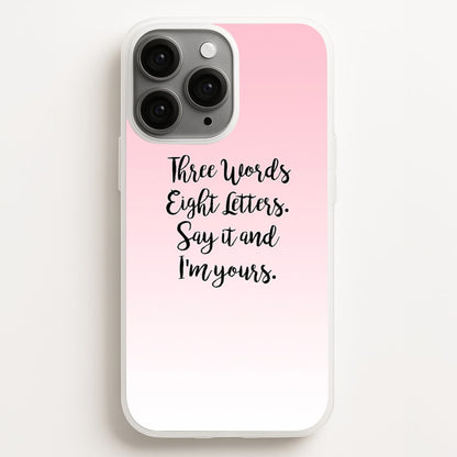 Three Words, Eight Letters - Gossip  - Gossip Girl Phone Case for iPhone 11 Pro