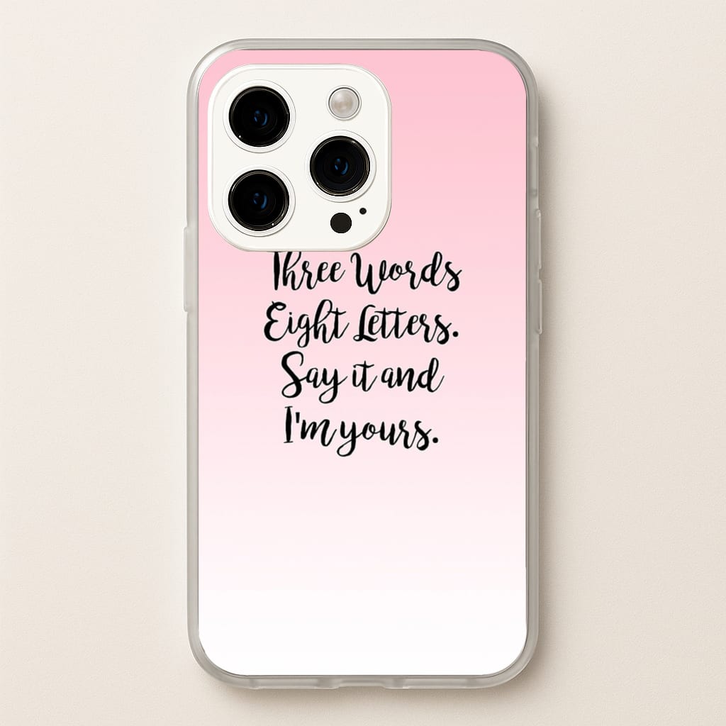 Three Words, Eight Letters - Gossip  - Gossip Girl Phone Case for iPhone 15 Pro Max