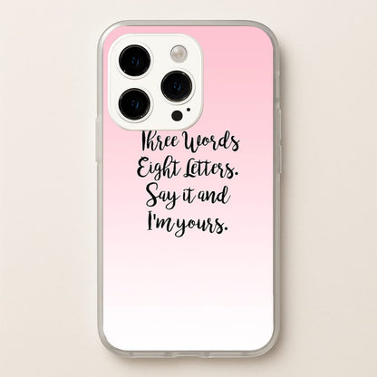 Three Words, Eight Letters - Gossip  - Gossip Girl Phone Case for iPhone 15 Pro Max