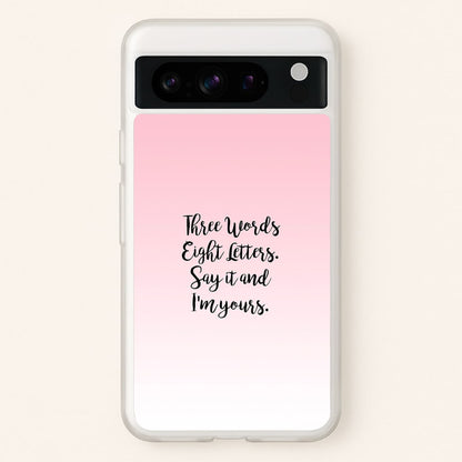 Three Words, Eight Letters - Gossip  - Gossip Girl Phone Case for Google Pixel 8 Pro