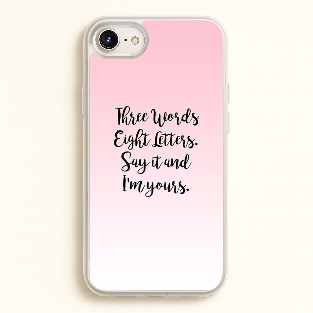 Three Words, Eight Letters - Gossip  - Gossip Girl Phone Case for iPhone 6 / 7 / 8 / SE