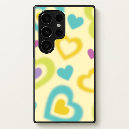 Multicoloured Hearts Gradient Pattern  - Summer Phone Case for Galaxy S24 Ultra