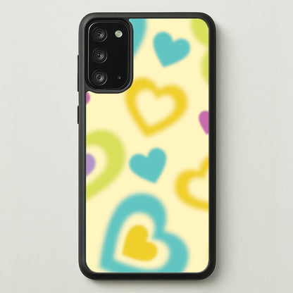 Multicoloured Hearts Gradient Pattern  - Summer Phone Case for Galaxy Note 20