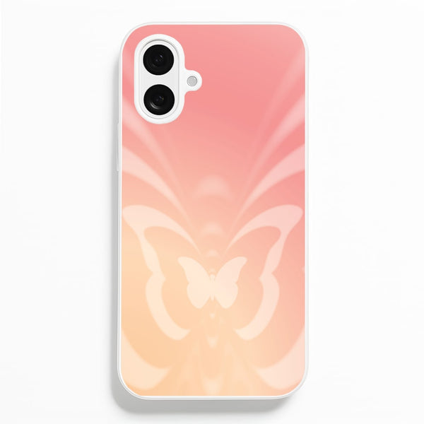 Butterfly Gradient Pink  - Summer Phone Case for iPhone 16 Plus