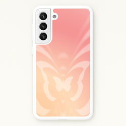 Butterfly Gradient Pink  - Summer Phone Case for Galaxy S22