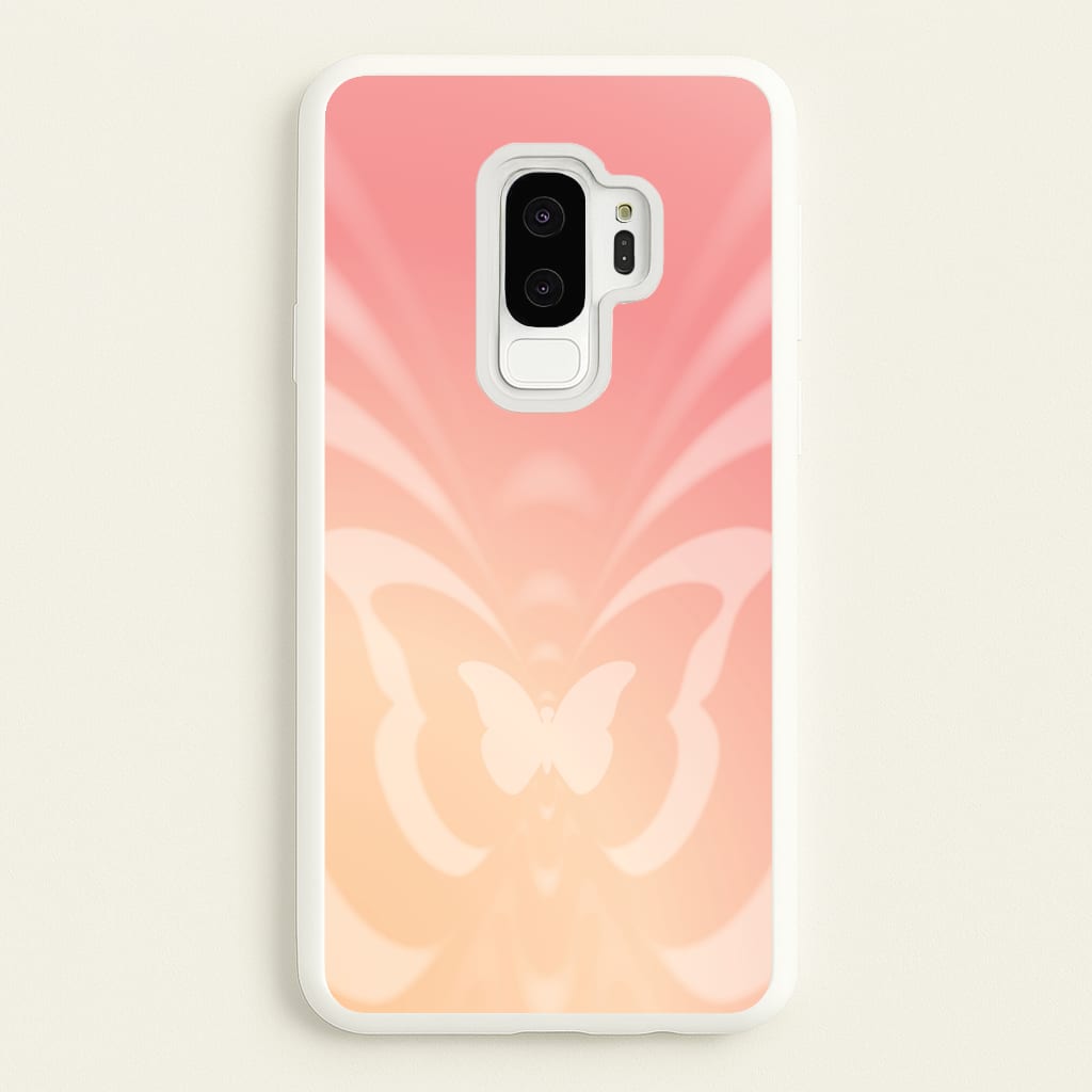 Butterfly Gradient Pink  - Summer Phone Case for Galaxy S9 Plus