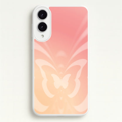 Butterfly Gradient Pink  - Summer Phone Case for Galaxy S25 Edge