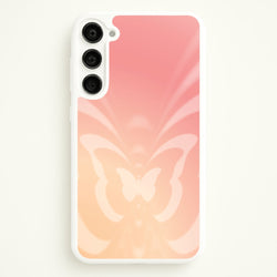Butterfly Gradient Pink  - Summer Phone Case for Galaxy S23