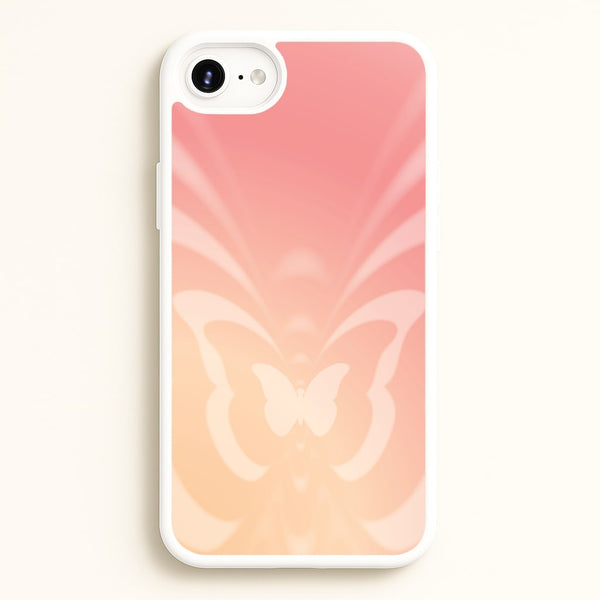 Butterfly Gradient Pink  - Summer Phone Case for iPhone 6 / 7 / 8 / SE