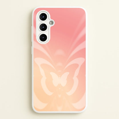 Butterfly Gradient Pink  - Summer Phone Case for Galaxy A54