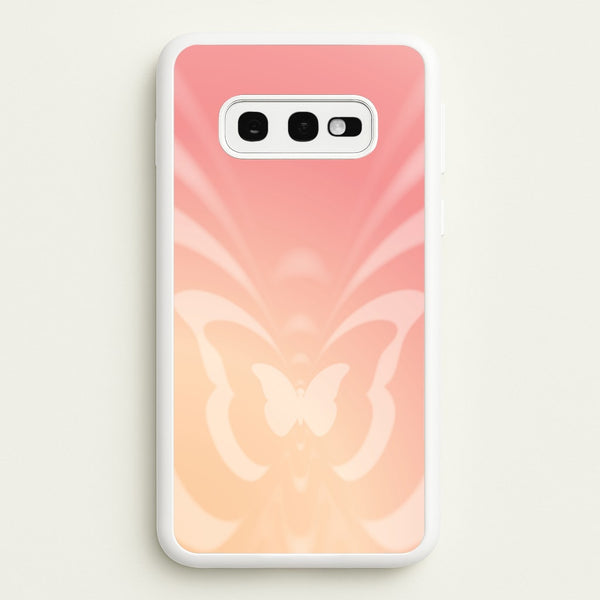 Butterfly Gradient Pink  - Summer Phone Case for Galaxy S10e