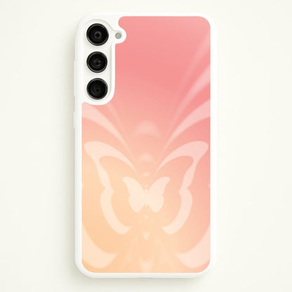 Butterfly Gradient Pink  - Summer Phone Case for Galaxy S23 Plus
