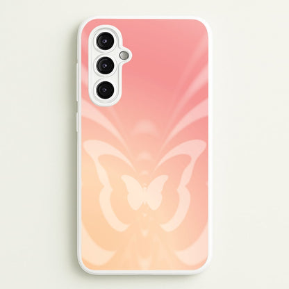 Butterfly Gradient Pink  - Summer Phone Case for Galaxy A14