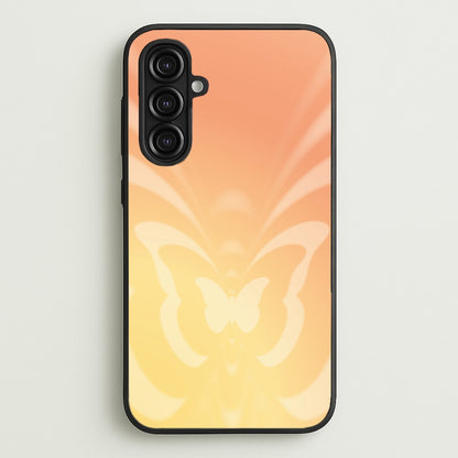 Butterfly Gradient Yellow  - Summer Phone Case for Galaxy A16