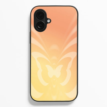 Butterfly Gradient Yellow Phone Case