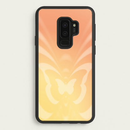 Butterfly Gradient Yellow  - Summer Phone Case for Galaxy S9 Plus