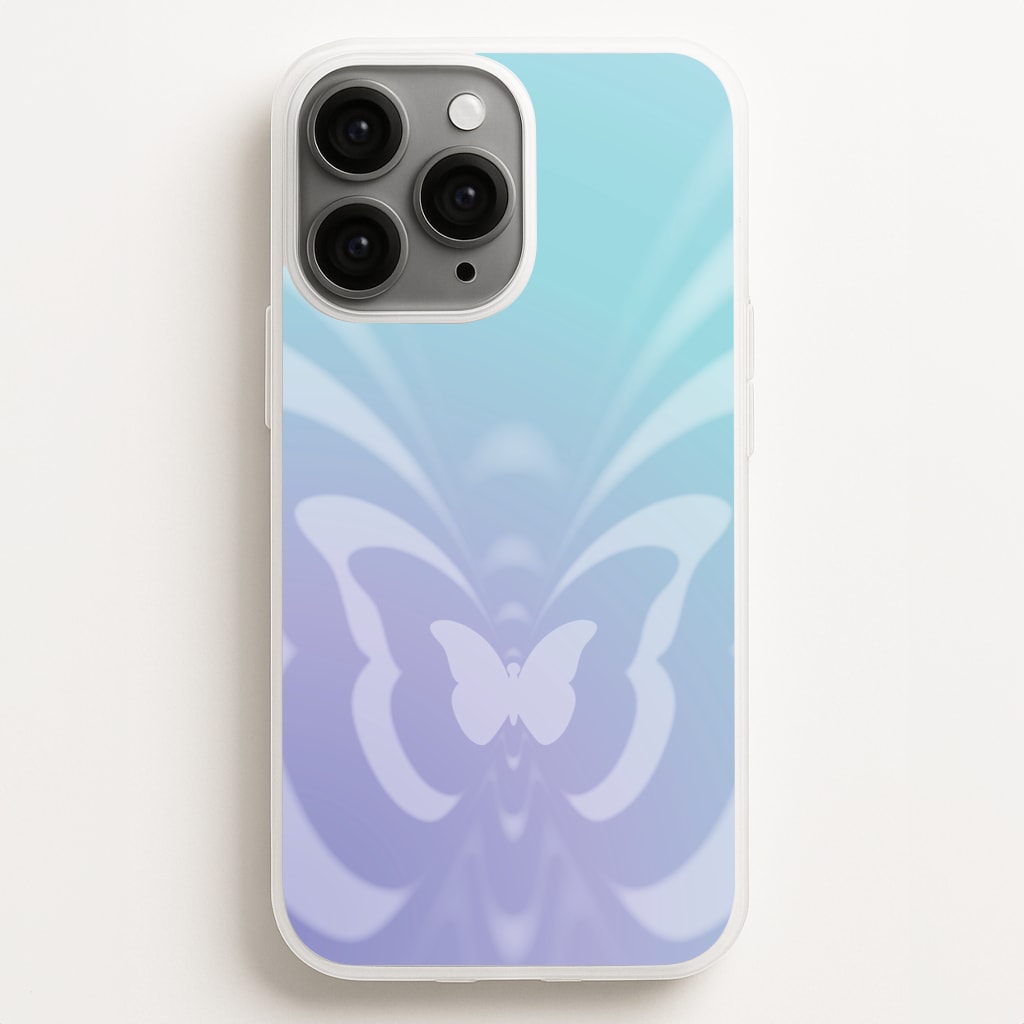 Butterfly Gradient Purple Phone Case
