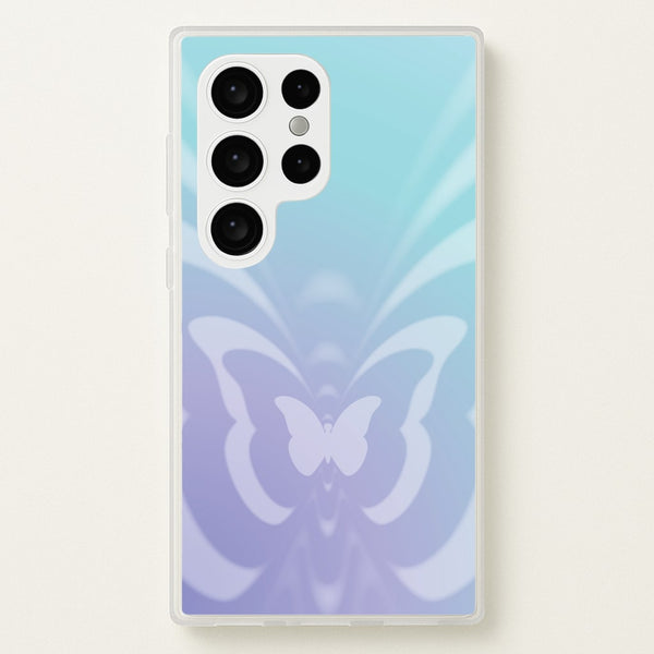 Butterfly Gradient Purple  - Summer Phone Case for Galaxy S24 Ultra