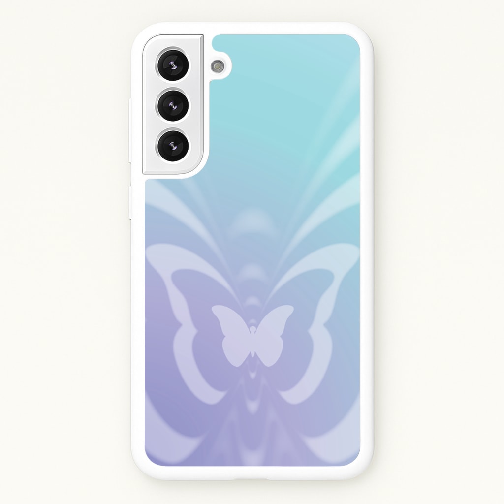 Butterfly Gradient Purple  - Summer Phone Case for Galaxy S22 Plus