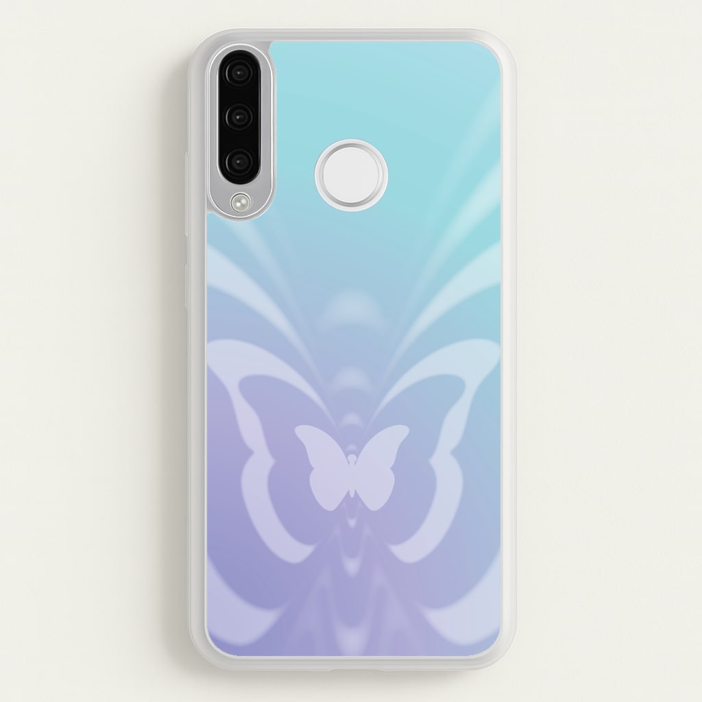Butterfly Gradient Purple  - Summer Phone Case for Huawei P30 Lite