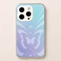 Butterfly Gradient Purple  - Summer Phone Case for iPhone 15 Pro