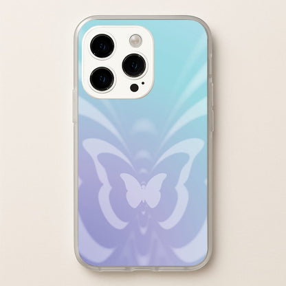 Butterfly Gradient Purple  - Summer Phone Case for iPhone 15 Pro