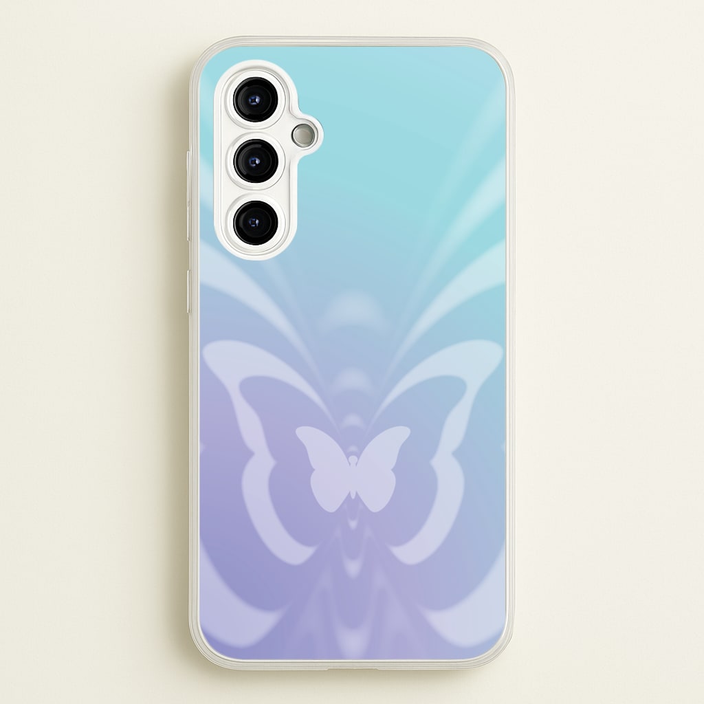 Butterfly Gradient Purple  - Summer Phone Case for Galaxy A54