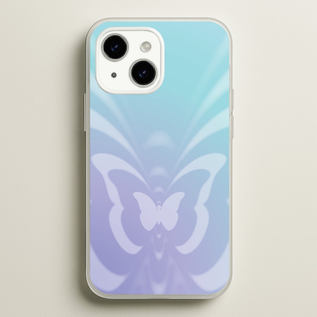 Butterfly Gradient Purple  - Summer Phone Case for iPhone 14