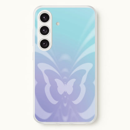 Butterfly Gradient Purple  - Summer Phone Case for Galaxy S24 Plus