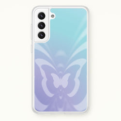 Butterfly Gradient Purple  - Summer Phone Case for Galaxy S21