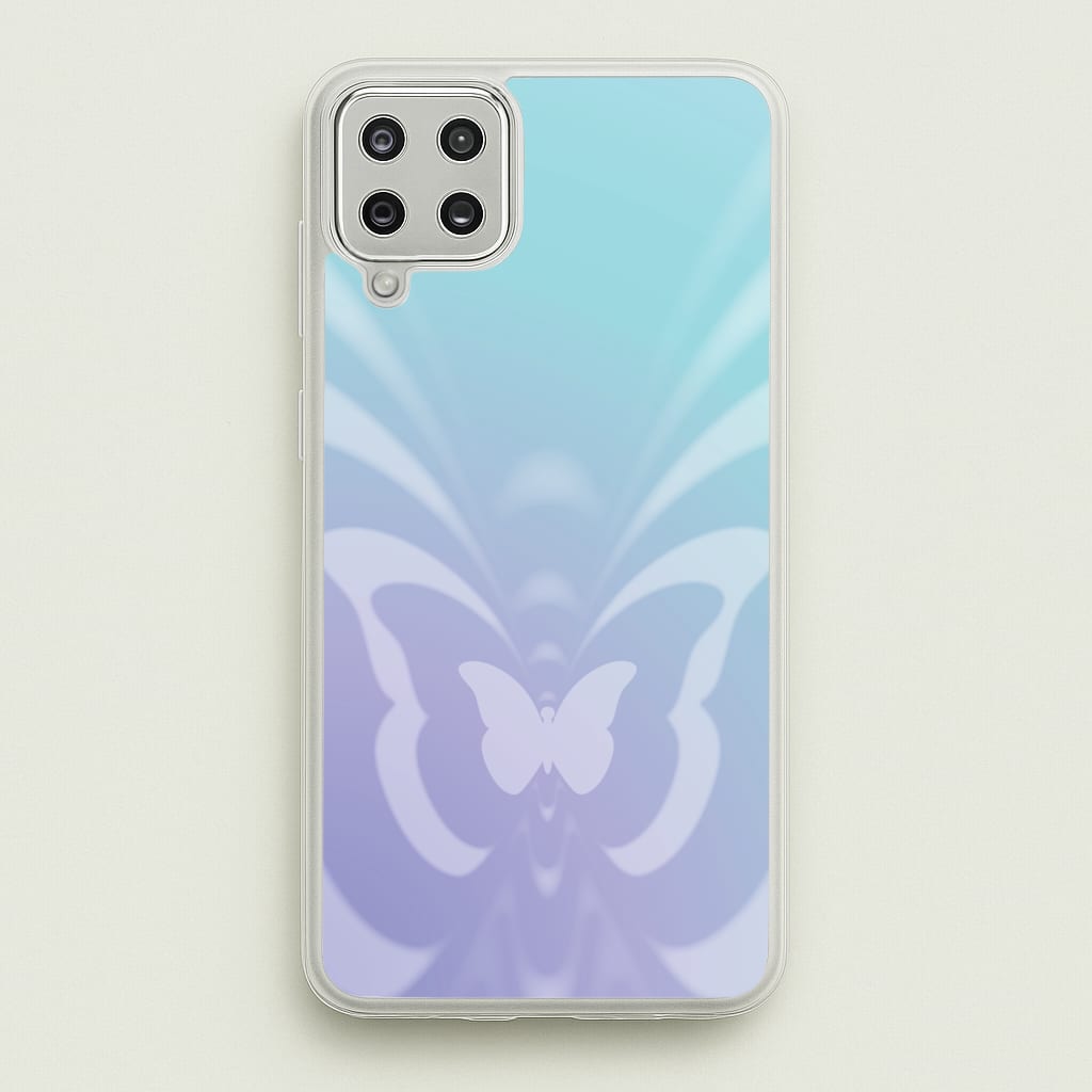 Butterfly Gradient Purple  - Summer Phone Case for Galaxy A12