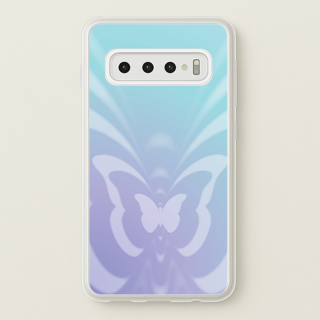 Butterfly Gradient Purple  - Summer Phone Case for Galaxy S10 Plus