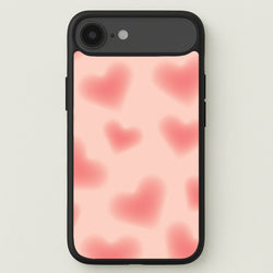 Gradient Red Hearts Pattern Phone Case for iPhone 17 Air