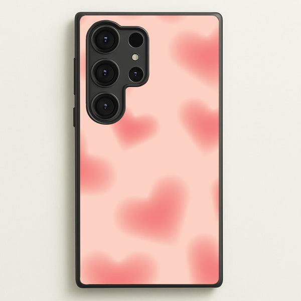 Gradient Red Hearts Pattern  - Summer Phone Case for Galaxy S25 Ultra