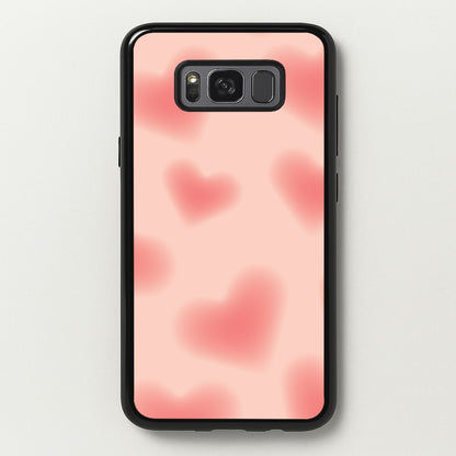 Gradient Red Hearts Pattern  - Summer Phone Case for Galaxy S8