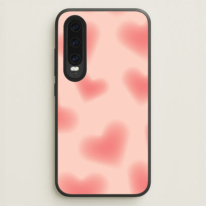 Gradient Red Hearts Pattern  - Summer Phone Case for Huawei P30