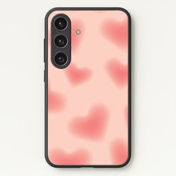 Gradient Red Hearts Pattern  - Summer Phone Case for Galaxy S24 Plus