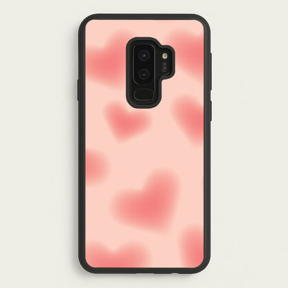 Gradient Red Hearts Pattern  - Summer Phone Case for Galaxy S9 Plus