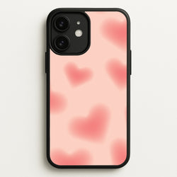 Gradient Red Hearts Pattern  - Summer Phone Case for iPhone 11