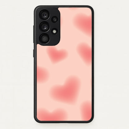 Gradient Red Hearts Pattern  - Summer Phone Case for Galaxy A53