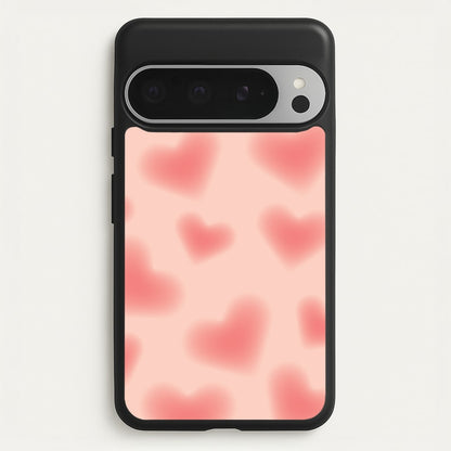 Gradient Red Hearts Pattern  - Summer Phone Case for Google Pixel 9 Pro XL