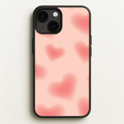 Gradient Red Hearts Pattern  - Summer Phone Case for iPhone 13 Mini