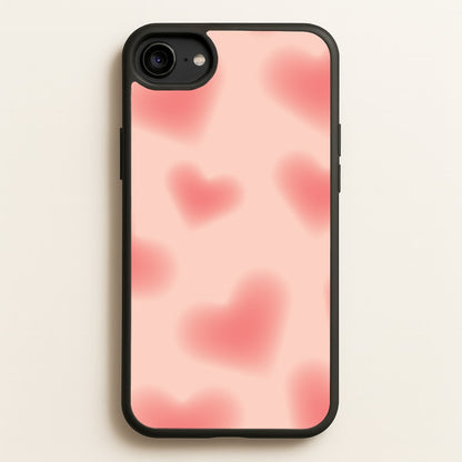 Gradient Red Hearts Pattern  - Summer Phone Case for iPhone 6 / 7 / 8 / SE