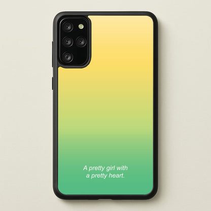 A Pretty Girl With A Pretty Heart  - Summer Phone Case for Galaxy S20 Plus