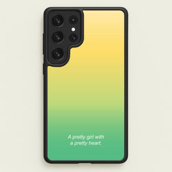 A Pretty Girl With A Pretty Heart  - Summer Phone Case for Galaxy S22 Ultra