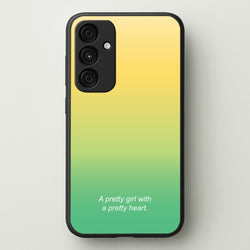 A Pretty Girl With A Pretty Heart  - Summer Phone Case for Galaxy A35