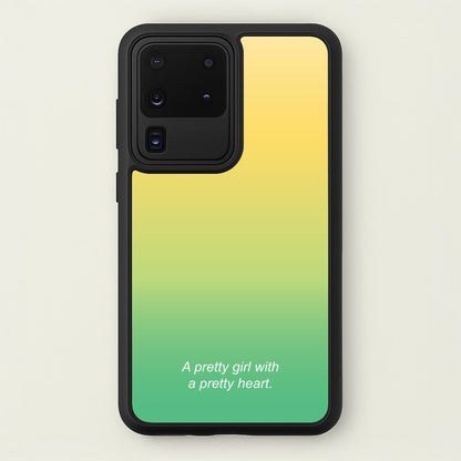 A Pretty Girl With A Pretty Heart  - Summer Phone Case for Galaxy S20 Ultra